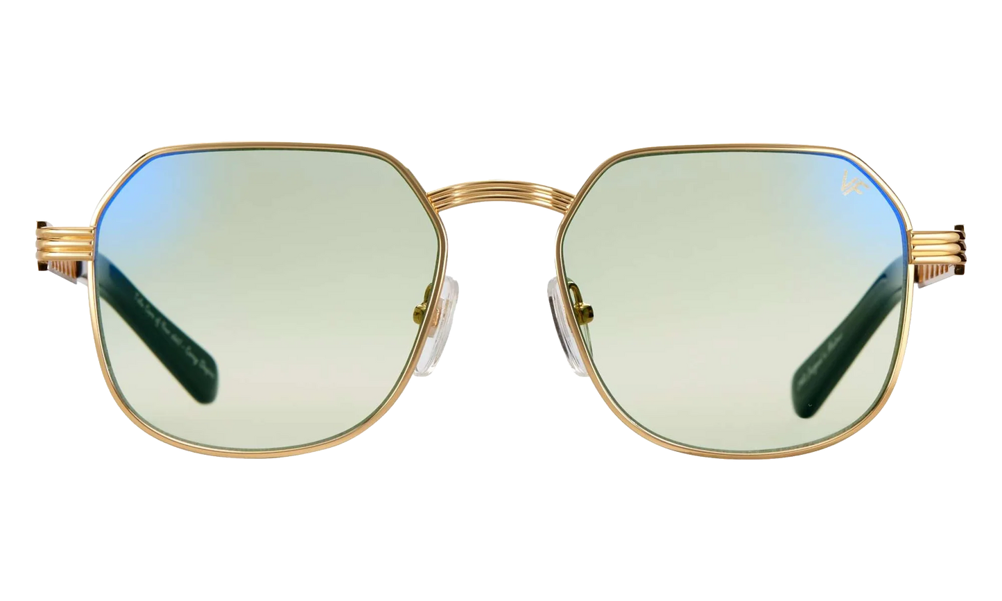 CEO Jacques Cartier Edition 24KT "Yellow Gold / Powder Green Flash Blue" JCCE2 0004 11A6