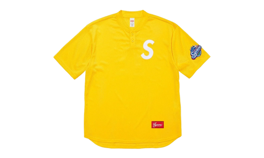 S Logo Baseball Henley T-shirt "FW24 - Yellow" SU27423