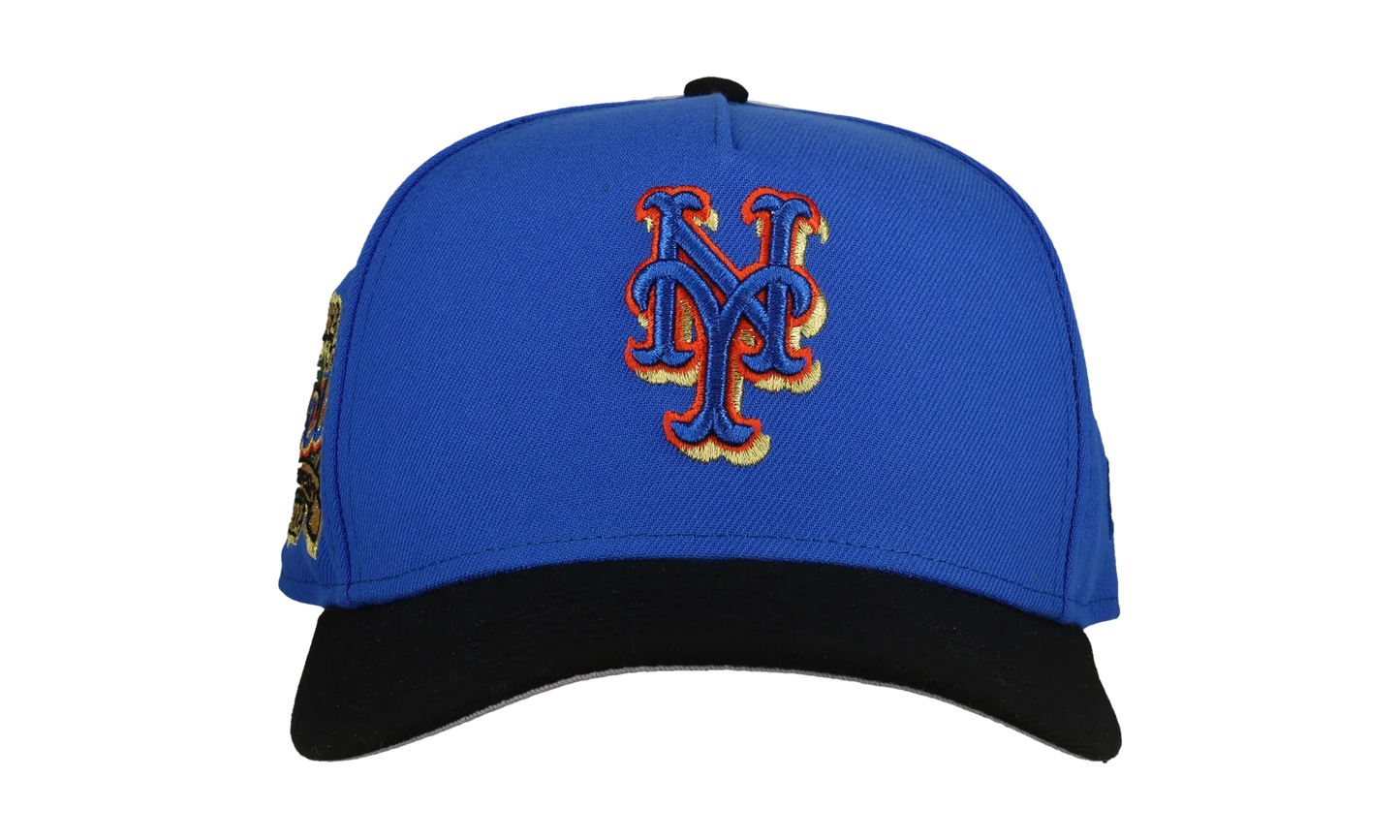 9FIFTY New York Mets Royal 40th Anniversary A Frame Snapback Hat "Royal Blue" NE212