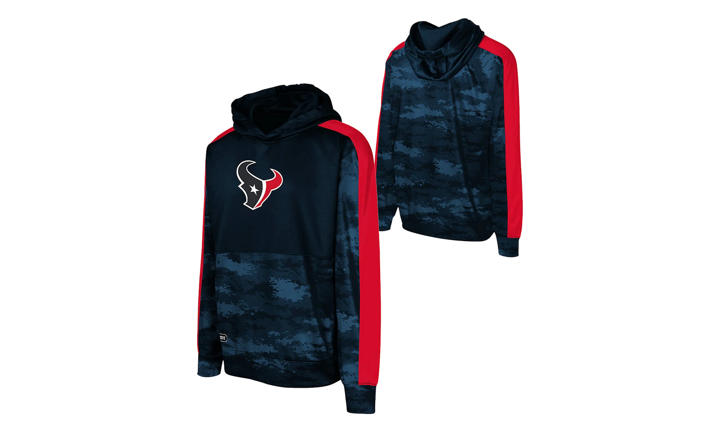 NFL Texans Pullover Hoodie GS "Navy Camo" 9K1B7FG3J TEX
