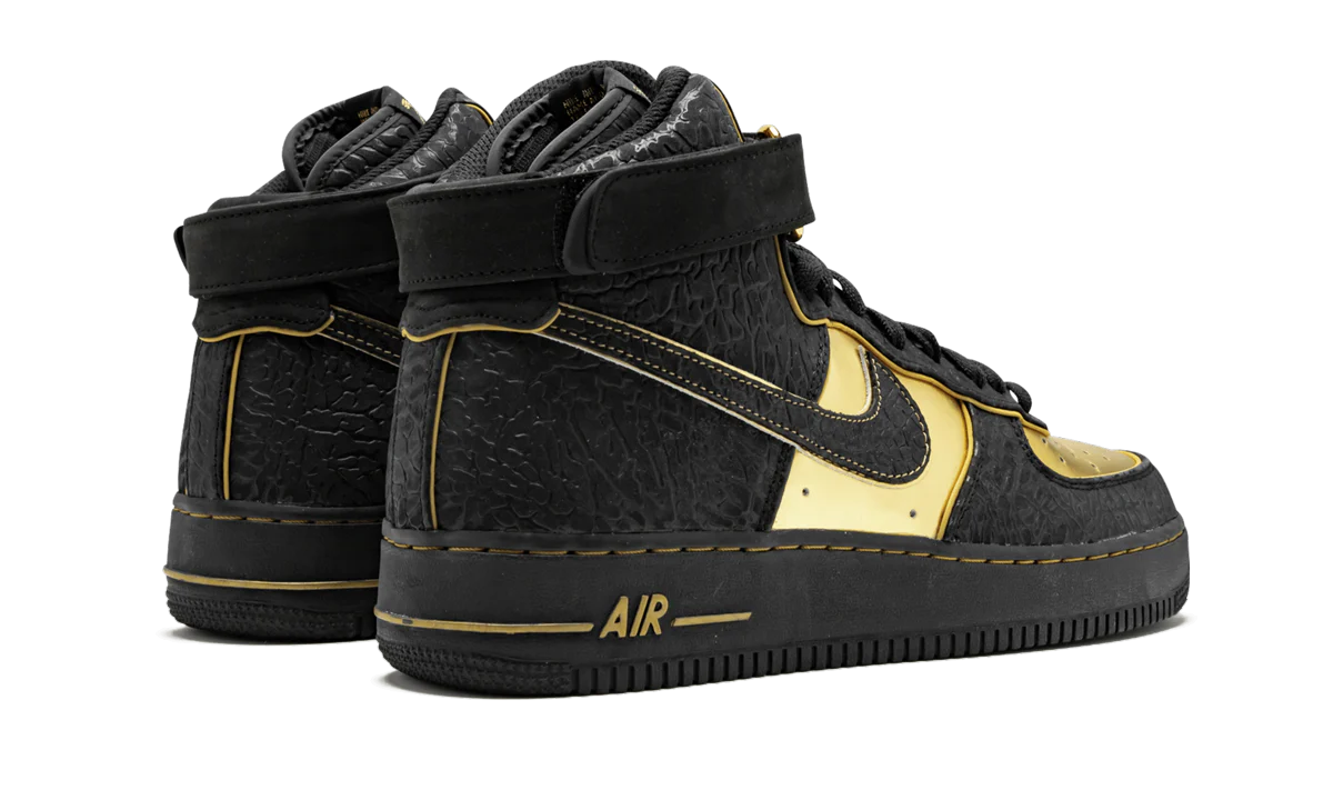 Air Force 1 Hi Supreme "Black / Gold" 345189 002