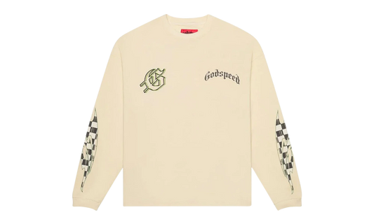 Crash Out L/S T-shirt "Bone" RUXIO7C8