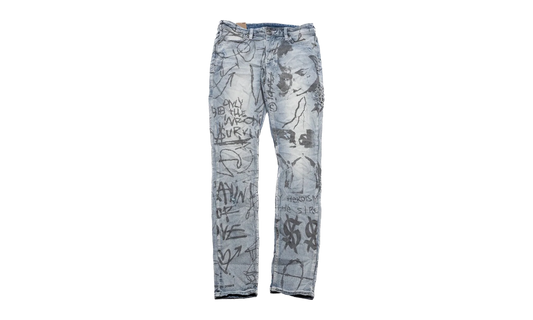 KSUBI X TRIPPIE REDD VAN WINKLE DEVILS JEANS "Grey" KBIUFTAZ