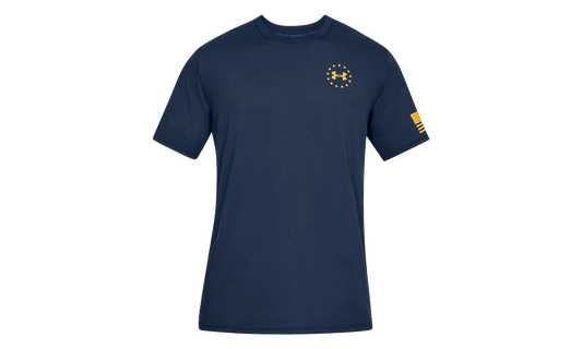 Freedom Flag T-Shirt "Academy Blue / Steeltown Gold" 1333350 410