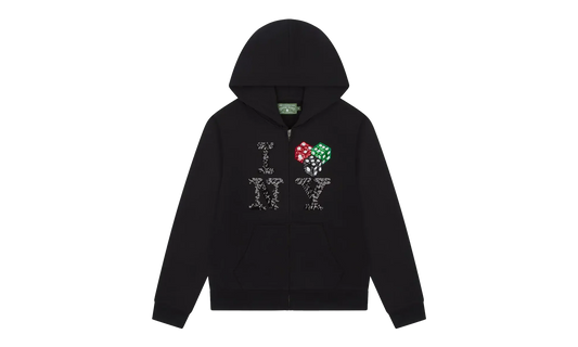 “I Love NY” Zip-Up Hoodie "Black" DT275