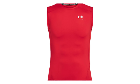 HeatGear Compression Sleeveless "Red / White" 1361522 600