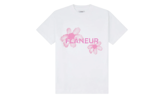 Floral Watercolor Tee "White" F15186 WHT