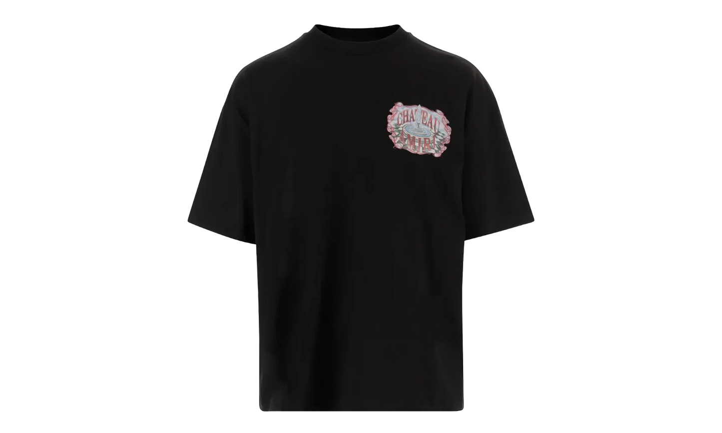 Chateau Sketch Oversize Tee "Black" AMTOJR1123 001