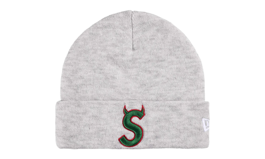New Era Devil S Logo Beanie "SS26 - Ash Grey" SU27491