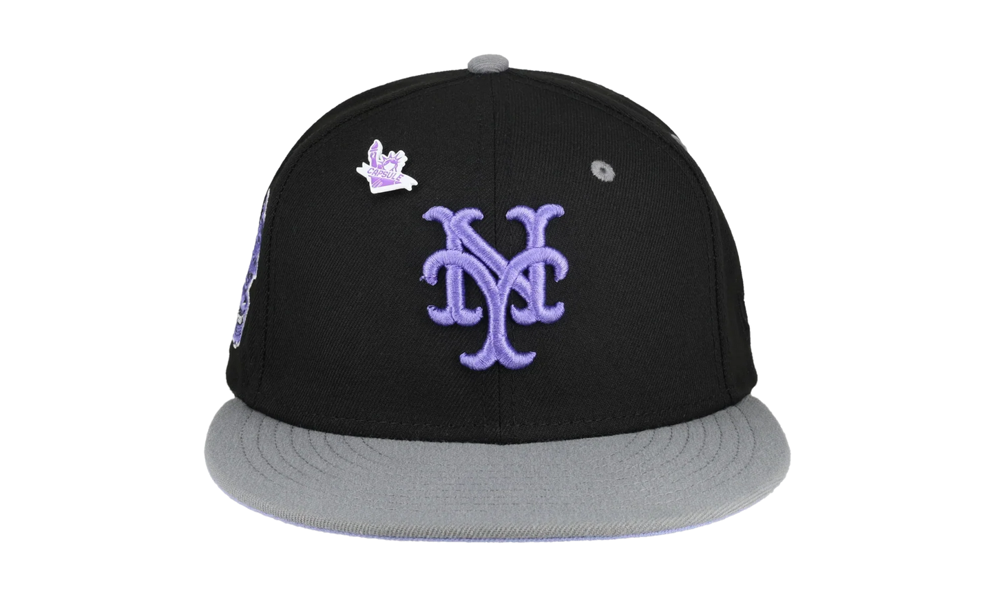 59FIFTY New York Mets Liberty Collection 1964 All Star Game Patch Fitted Hat "Black / Purple" NE205