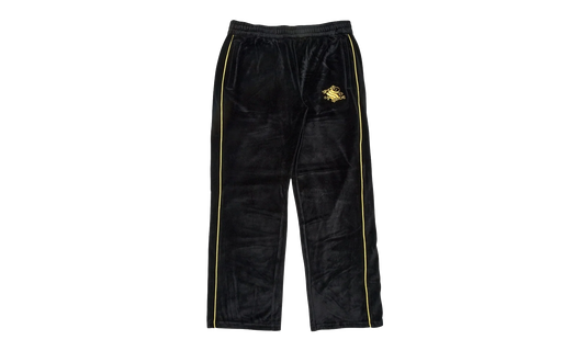 Outline Logo Velour Track Pants "Black / Yellow" SP5der323