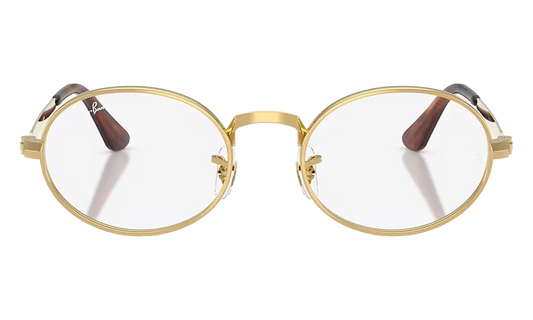 A$AP Rocky Rimless Round Sunglasses "Polished Arista Gold Demo Lens" RB3931V 2500