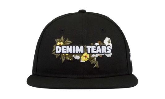 Floral Logo Adjustable Hat "New Era - Black" DT568