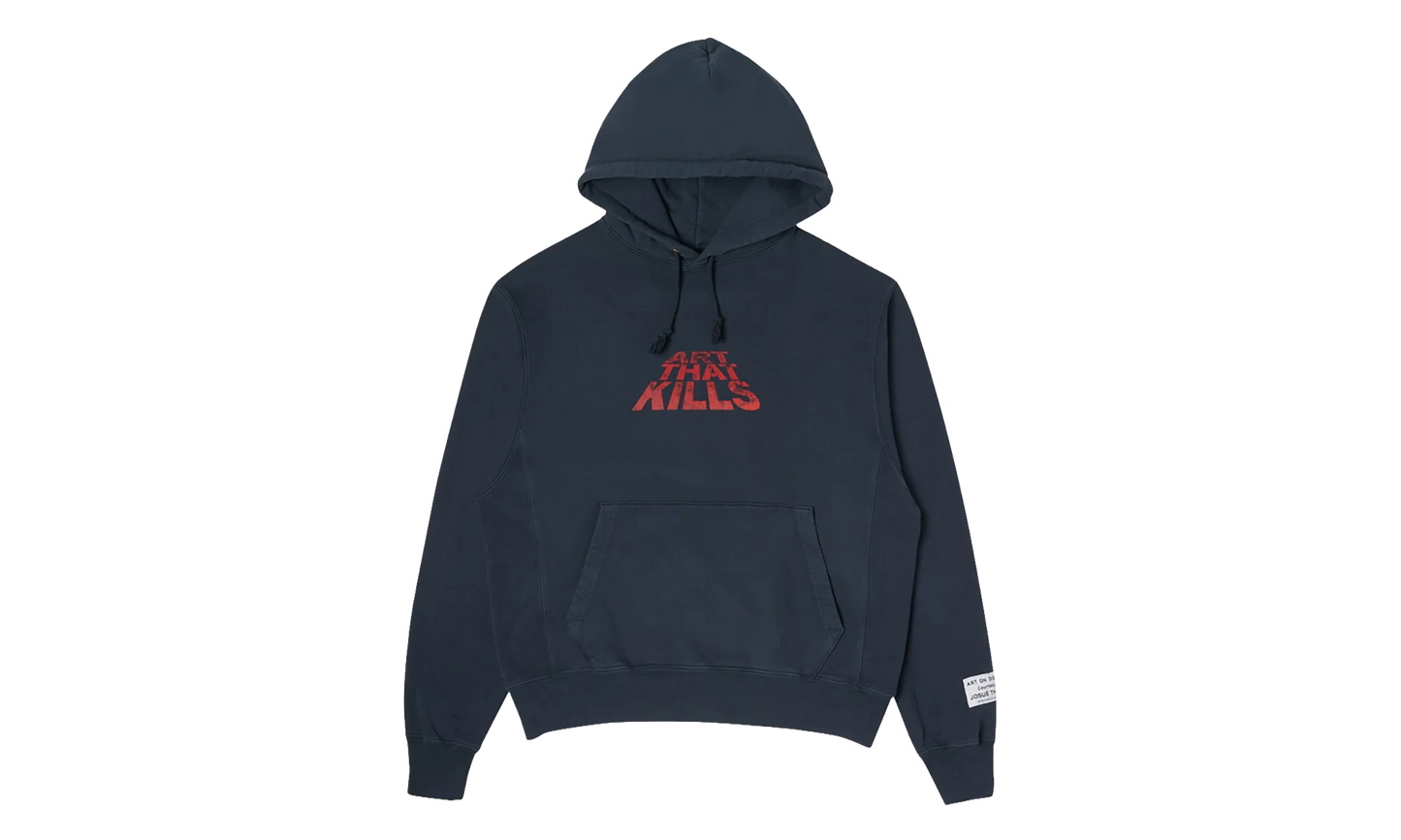 ATK Stacked Logo Hoodie "Navy" GD086