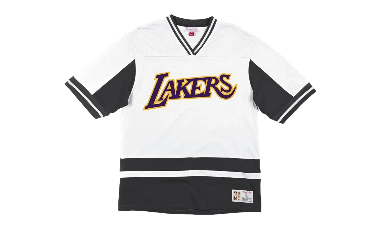 NBA Final Seconds V-Neck "Los Angeles Lakers - Black / White" VNECAJ19019 A LALBKWH
