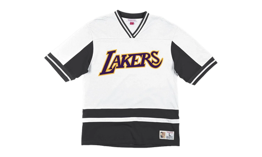 NBA Final Seconds V-Neck "Los Angeles Lakers - Black / White" VNECAJ19019 A LALBKWH