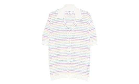 Flower Crochet Polo "Multicolor" M AW25 KW 1097 01 MULT