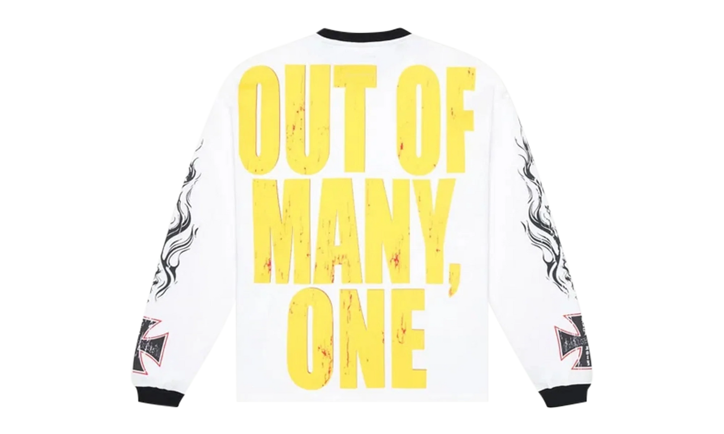 Long Lonely Road Long Sleeve T-shirt "White/Black" 5VWIGC1U
