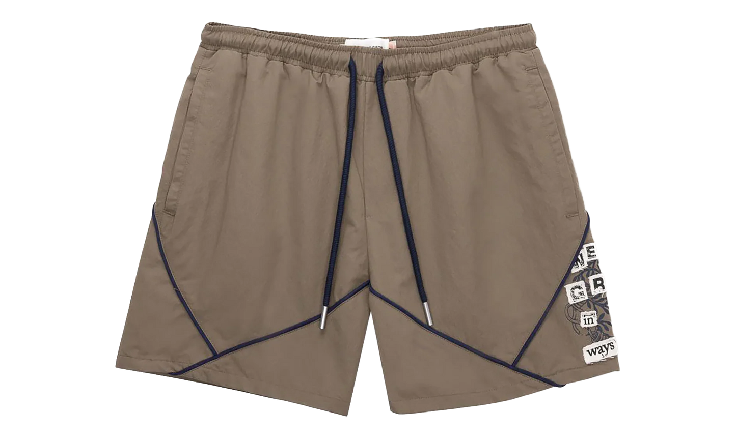 Nylon Growth Track Shorts "Pebble" HTG260129 PBL