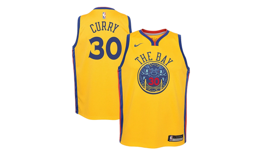 NBA Golden State Warriors Chinese Heritage Jersey "Stephen Curry - Yellow" 9Z2B7BY1P CURRY