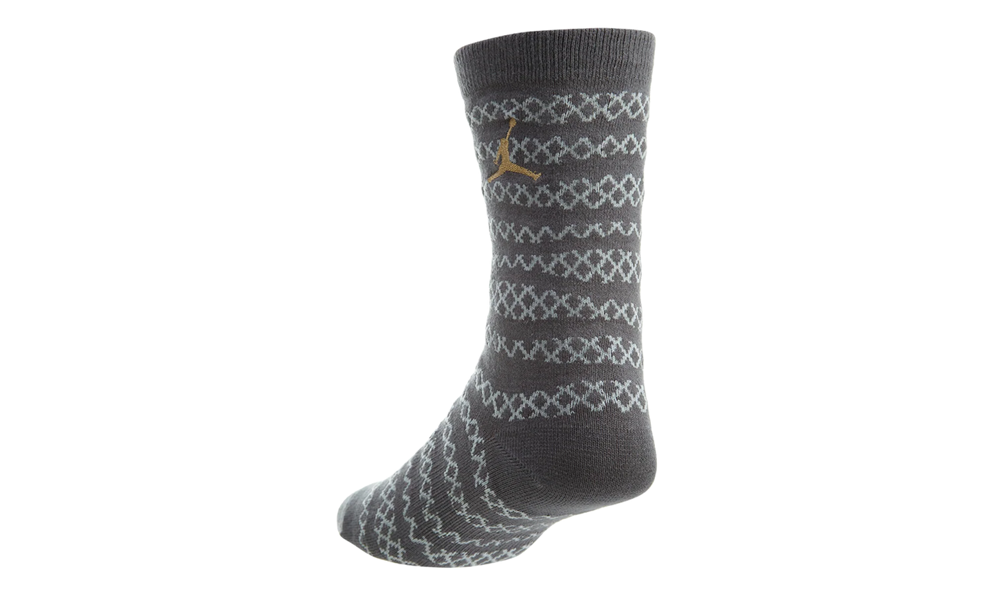 Jordan Retro 10 City Socks "Dark Grey / Pure Platinum / Metallic Silver" 806407 021