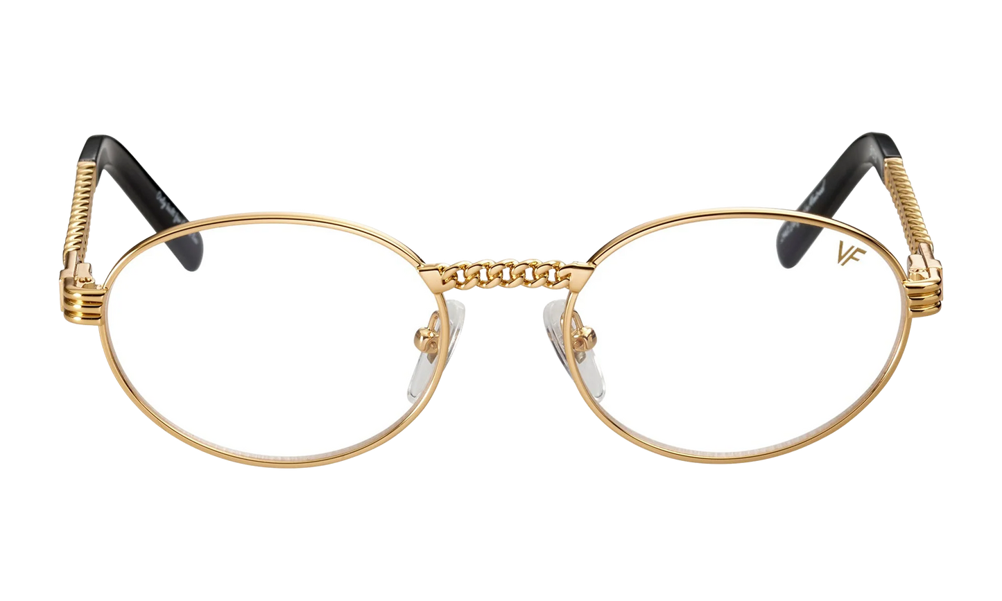 Pac Cuban Link Edition 24KT "Yellow Gold / Clear" CLPC2 0005 16B2