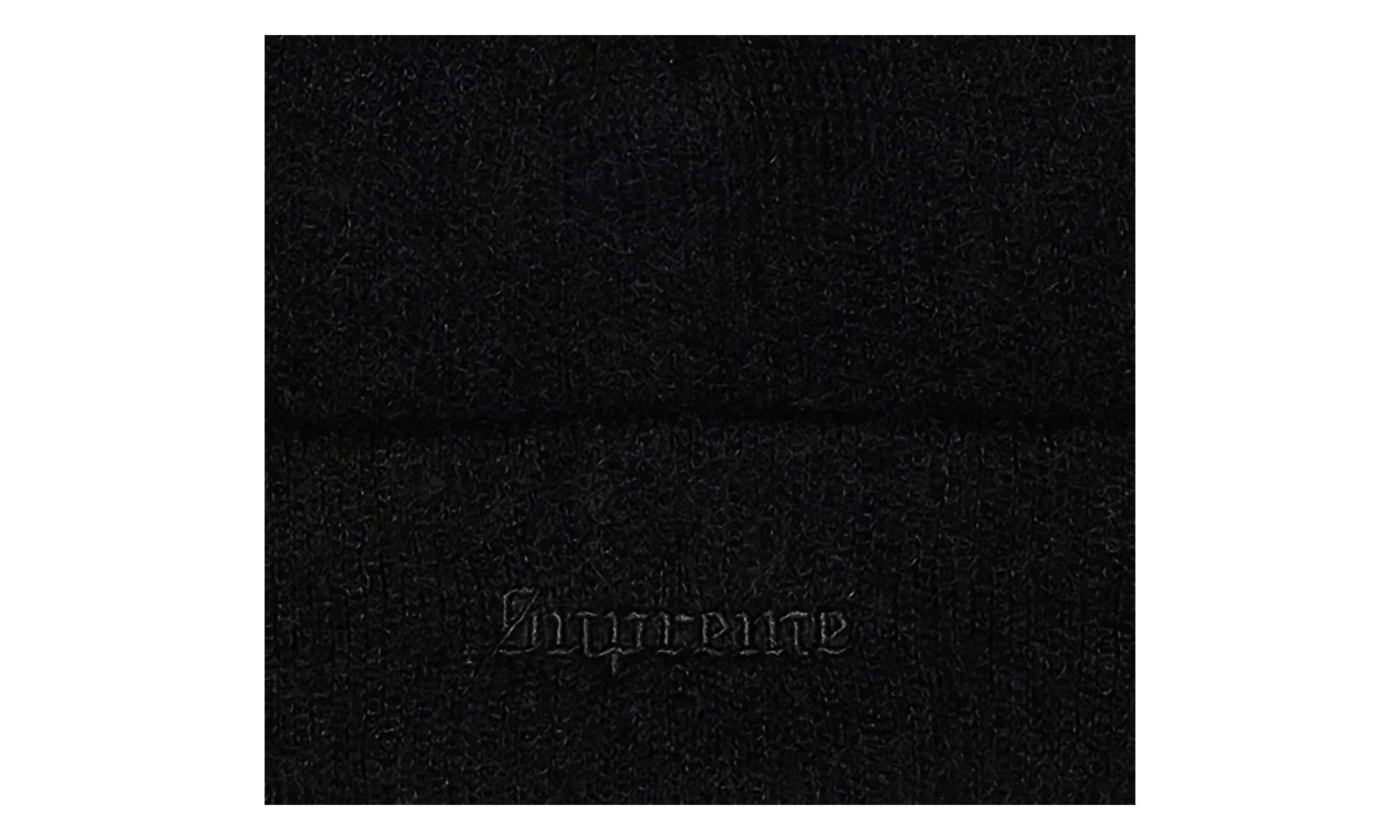 Mohair Beanie "FW25 - Black" SU27495