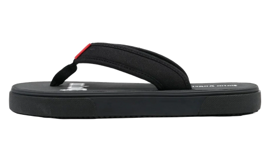 Logo Flip Flops "Black" PMIO001S23FAB0011001