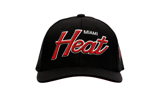 NBA Team Script 2.0 Stretch Snapback Cap "Miami Heat - Black" HHSS3281 MHEYYPPPBLCK