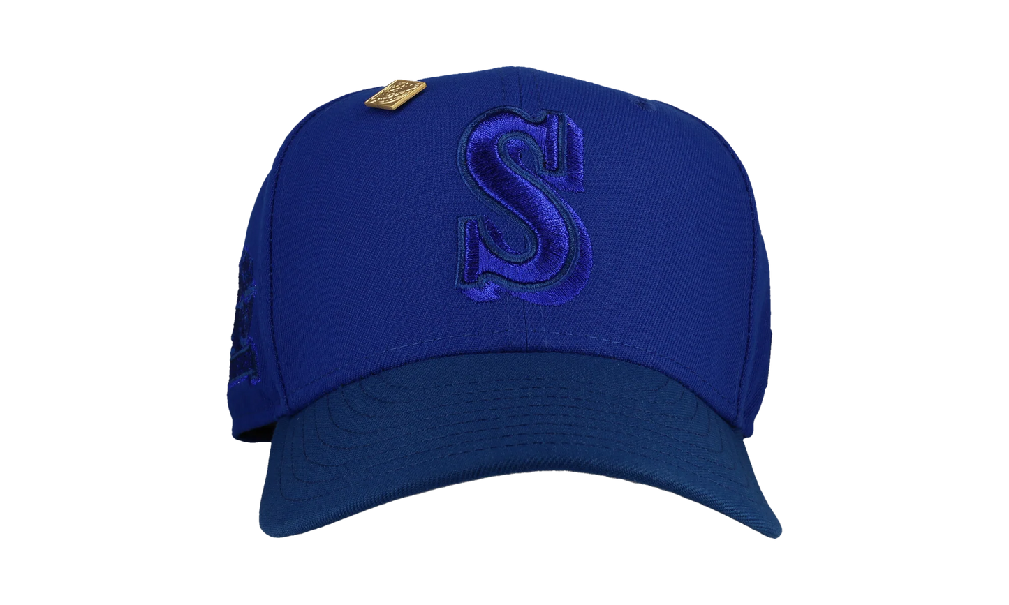 59FIFTY Seattle Mariners 20th Anniversary Fitted Hat "Blueberry Metallic" NE370