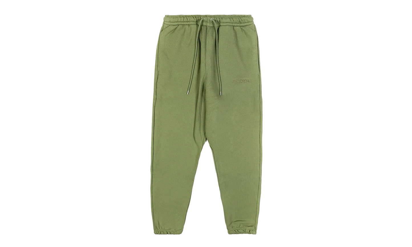 Jordan Wordmark Fleece Trousers "Sky J Light Olive" FJ0696 340