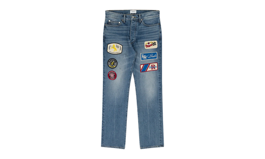 Patch Denim Pants "Indigo" RHD-MJNS-0044