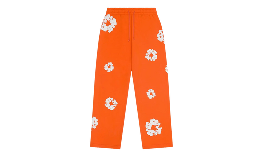Cotton Wreath Baggy Sweatpants "Orange" DT449