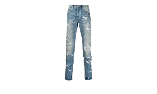 INDIGO HEAVY DISTRESS REPAIRS "Blue" P001 IHDR422