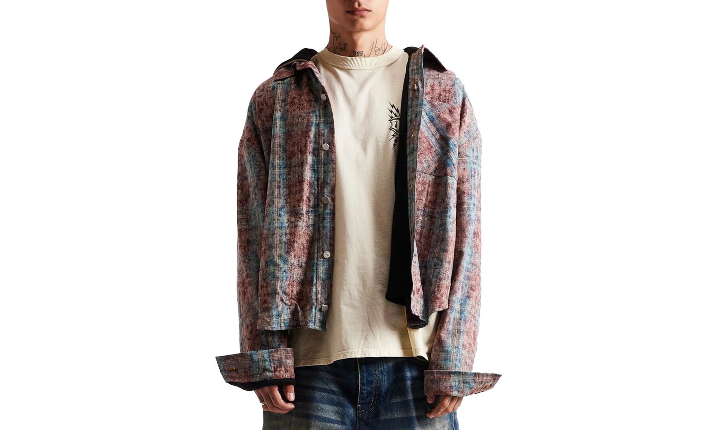 Eagle Hooded Flannel "Acid Wash" DSM HOL2501 015
