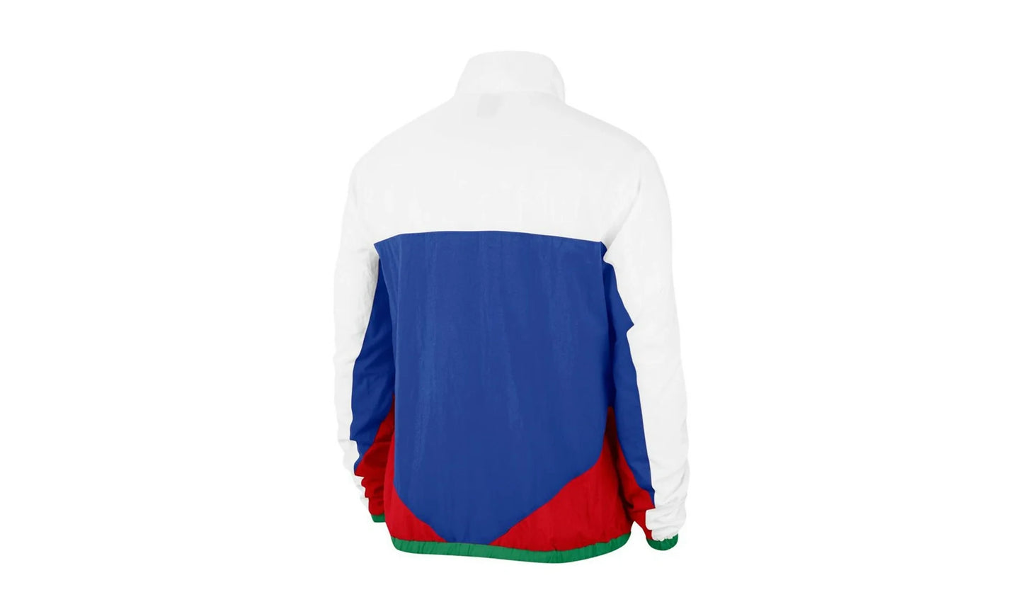 Air NSW Flight Series Half Zip Breaker Jacket "Game Royal White Green" CN8508 480