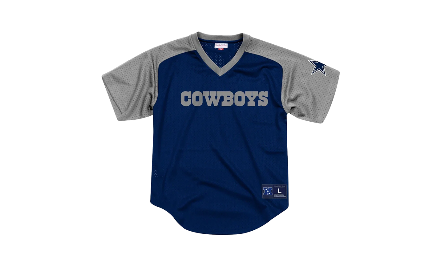NFL Final Seconds Mesh V-Neck Shirt "Dallas Cowboys - Blue" FA87OP DCO A K9A