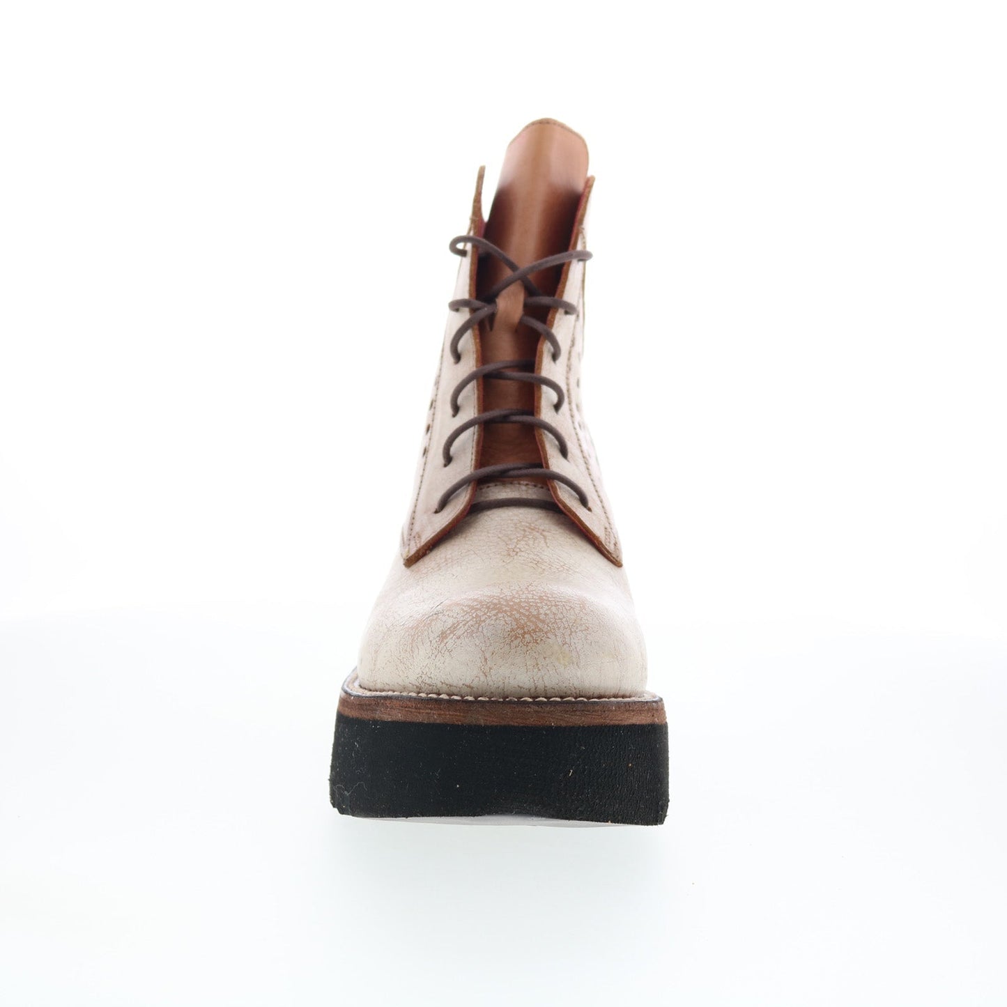 Bed Stu Tanzania F393086 Womens Brown Leather Lace Up Casual Dress Boots