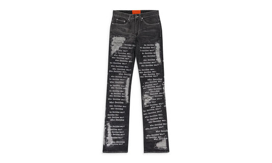 SCRIPTURE RELAXED FIT JEANS "Black" WDWMJNS 0004