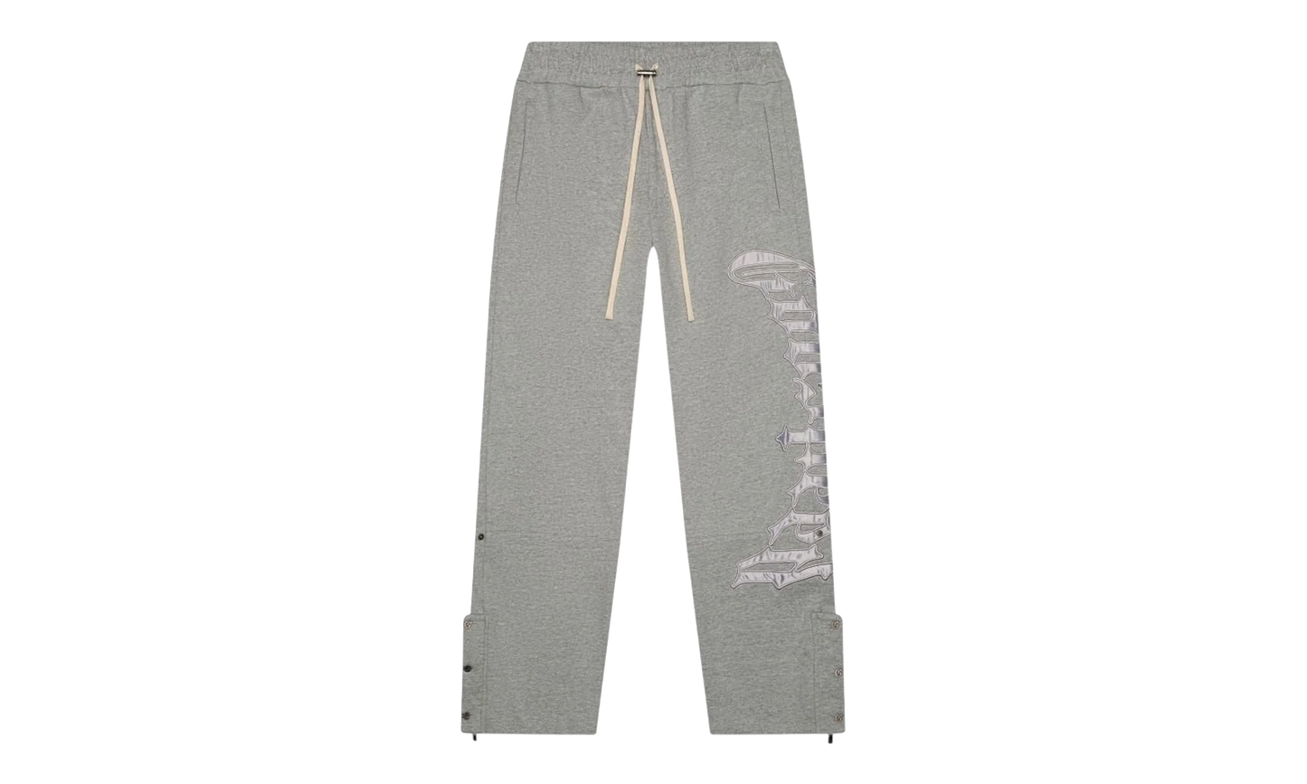 OG Logo Sweatpants V2 "Dark Grey / Silver Satin" GS065