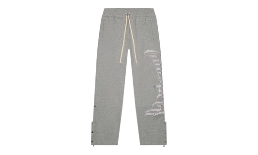 OG Logo Sweatpants V2 "Dark Grey / Silver Satin" GS065