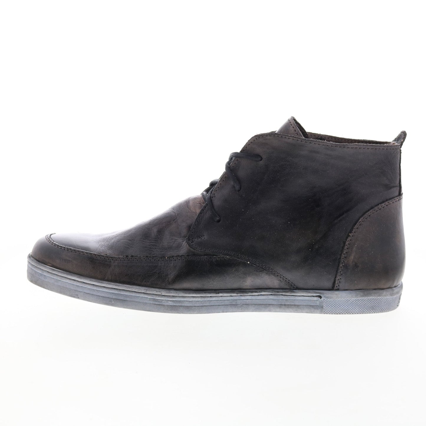 Bed Stu Duke II F437514 Mens Gray Leather Lace Up Casual Dress Boots