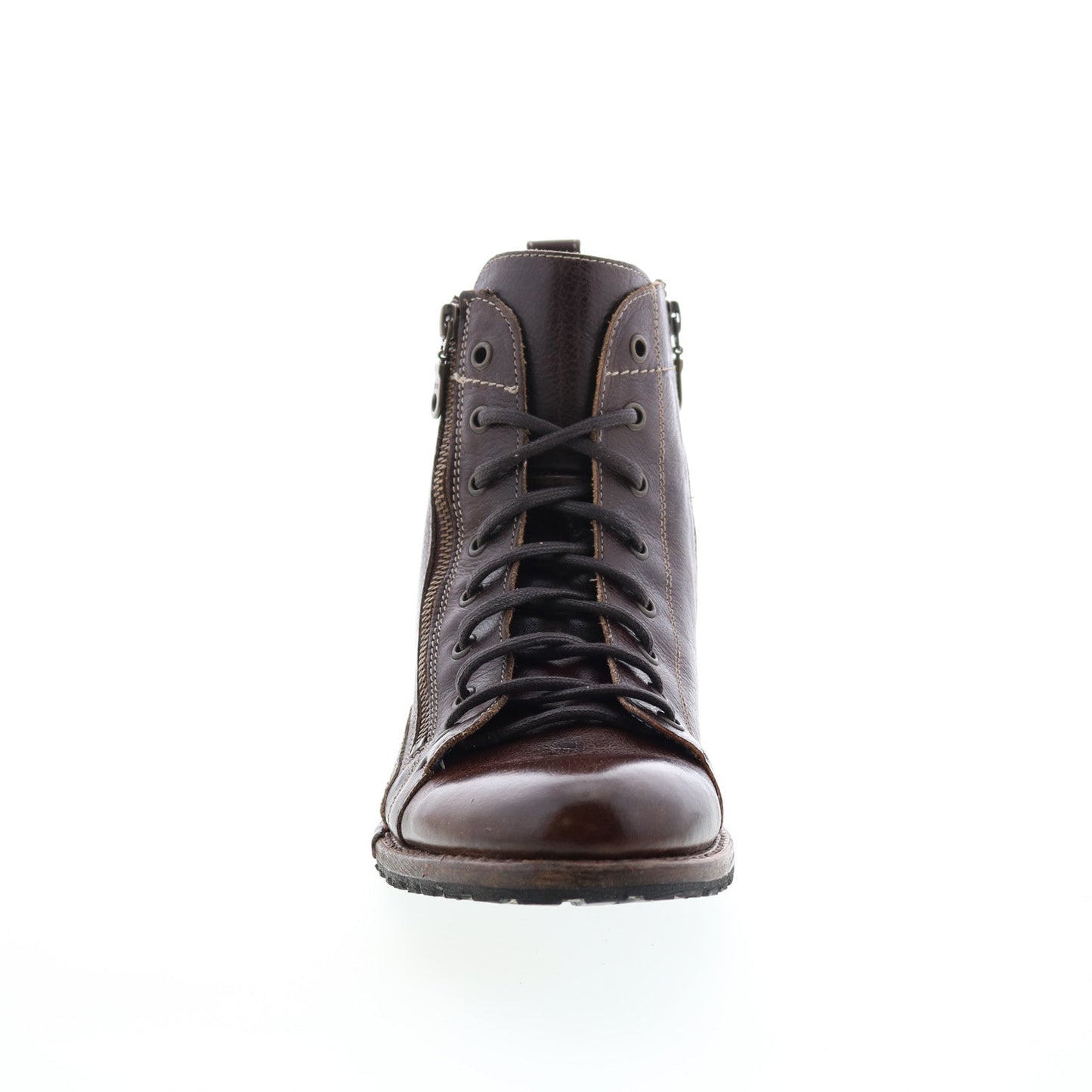 Bed Stu Old Bowen F479014 Mens Brown Leather Lace Up Casual Dress Boots