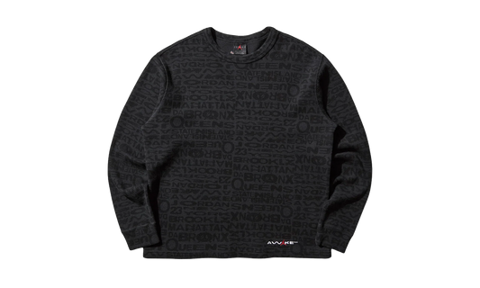 Jordan x Awake NY Thermal Shirt "Black / University Red" IB7955 010