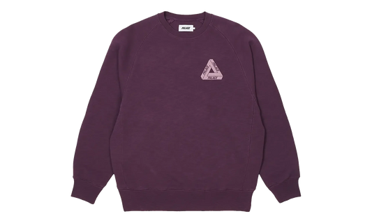 Tri-Ferg Slub Crewneck Sweatshirt "Purple" p0131