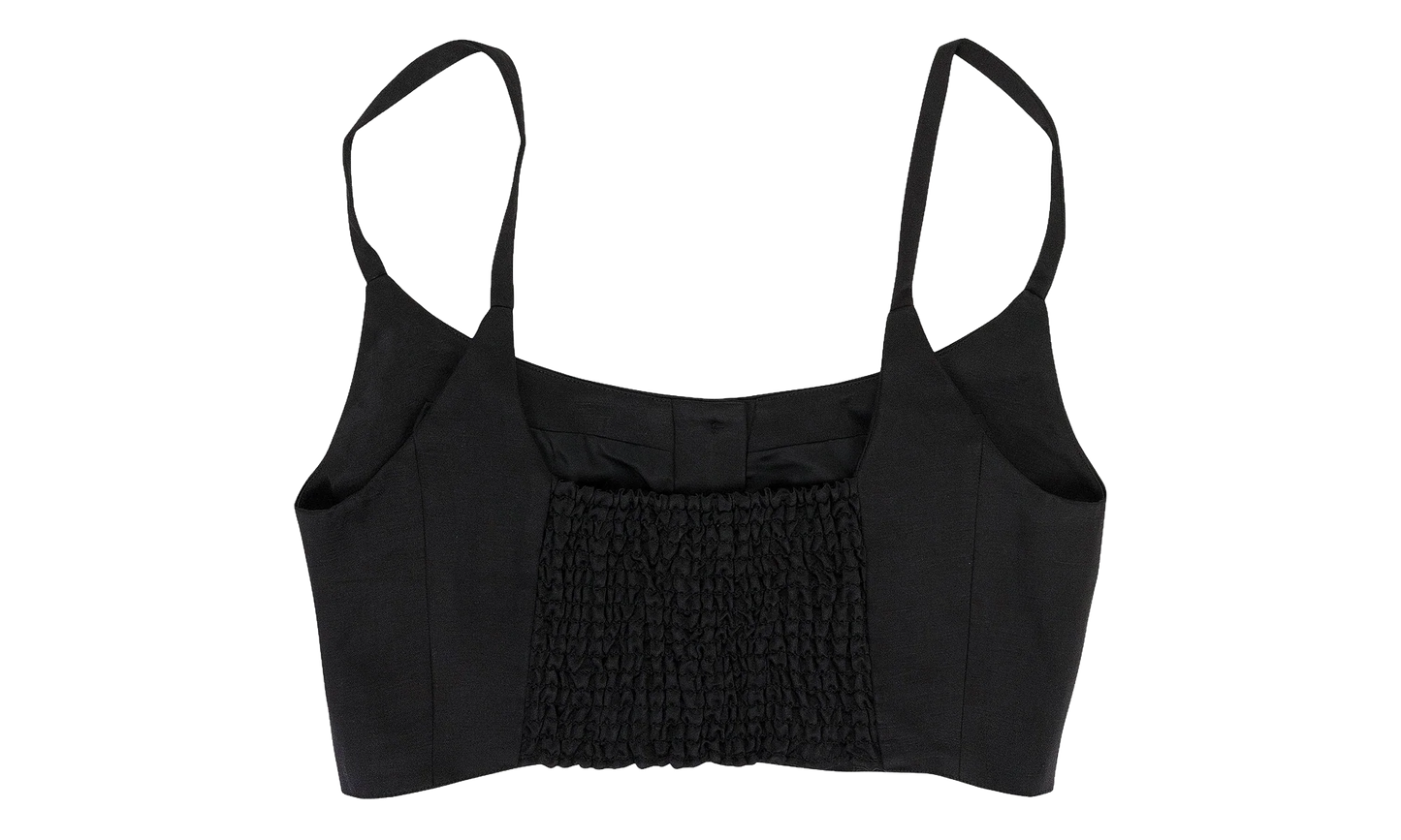 Satin Bustier Bra Top WMNS "Black" 95 OCY 1097