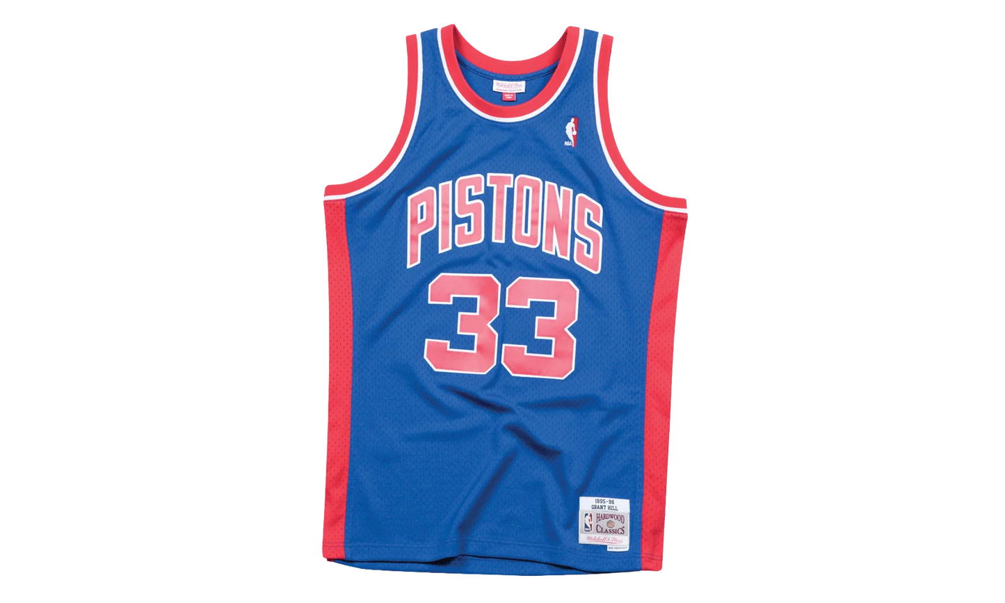 Detroit Pistons Grant Hill Swingman Jersey "1995 - 96 Road" 021EB1AA