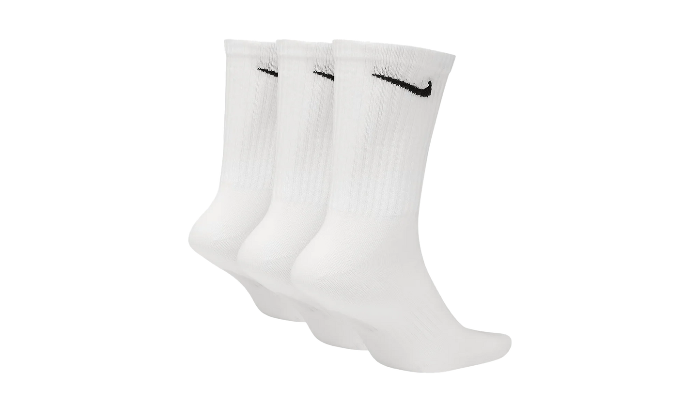 Everyday Lightweight Training Crew Socks (3 Pairs) "White / Black" SX7676 100