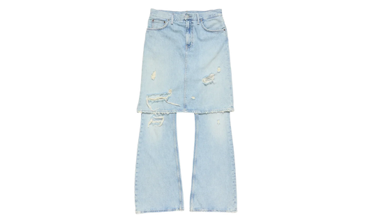 Skirt Layered Jeans "Light Blue" AK1008228
