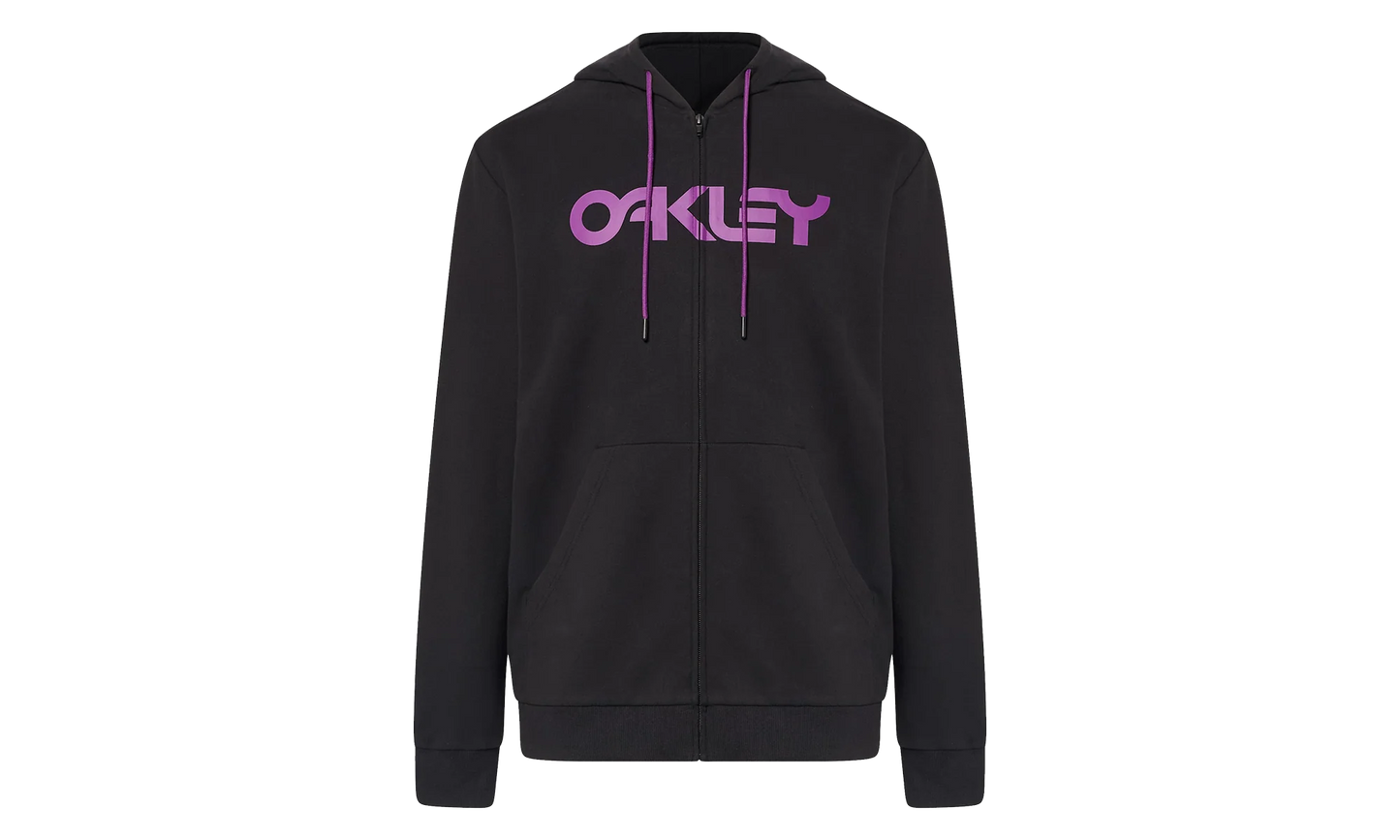 Teddy Full Zip Hoodie "Blackout / Ultra Purple" FOA403057 9EB